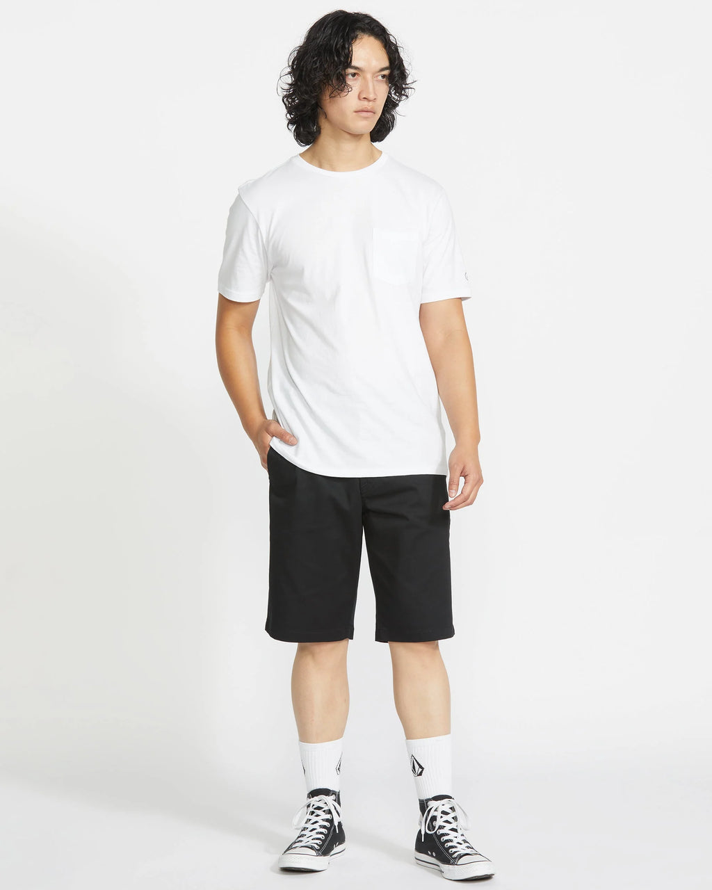 Volcom Men's Short Frickin Modern Stretch 21 Black
