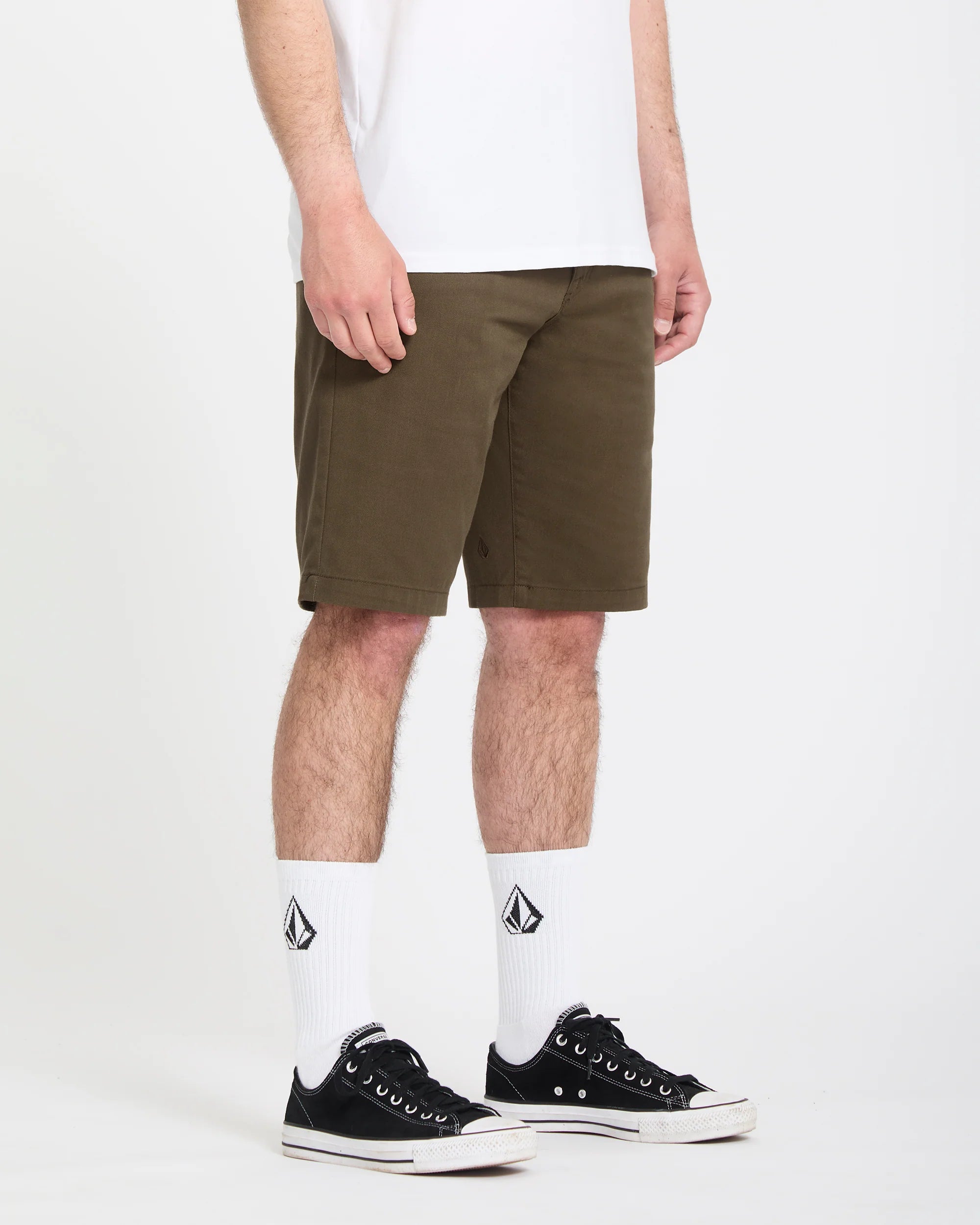 Short Frickin Modern Stretch 21 Khaki Volcom