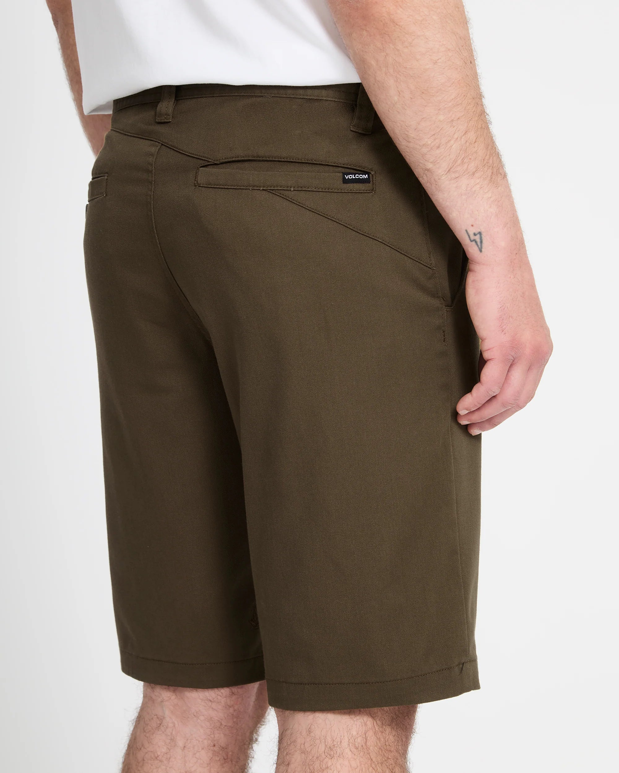 Short Frickin Modern Stretch 21 Khaki Volcom