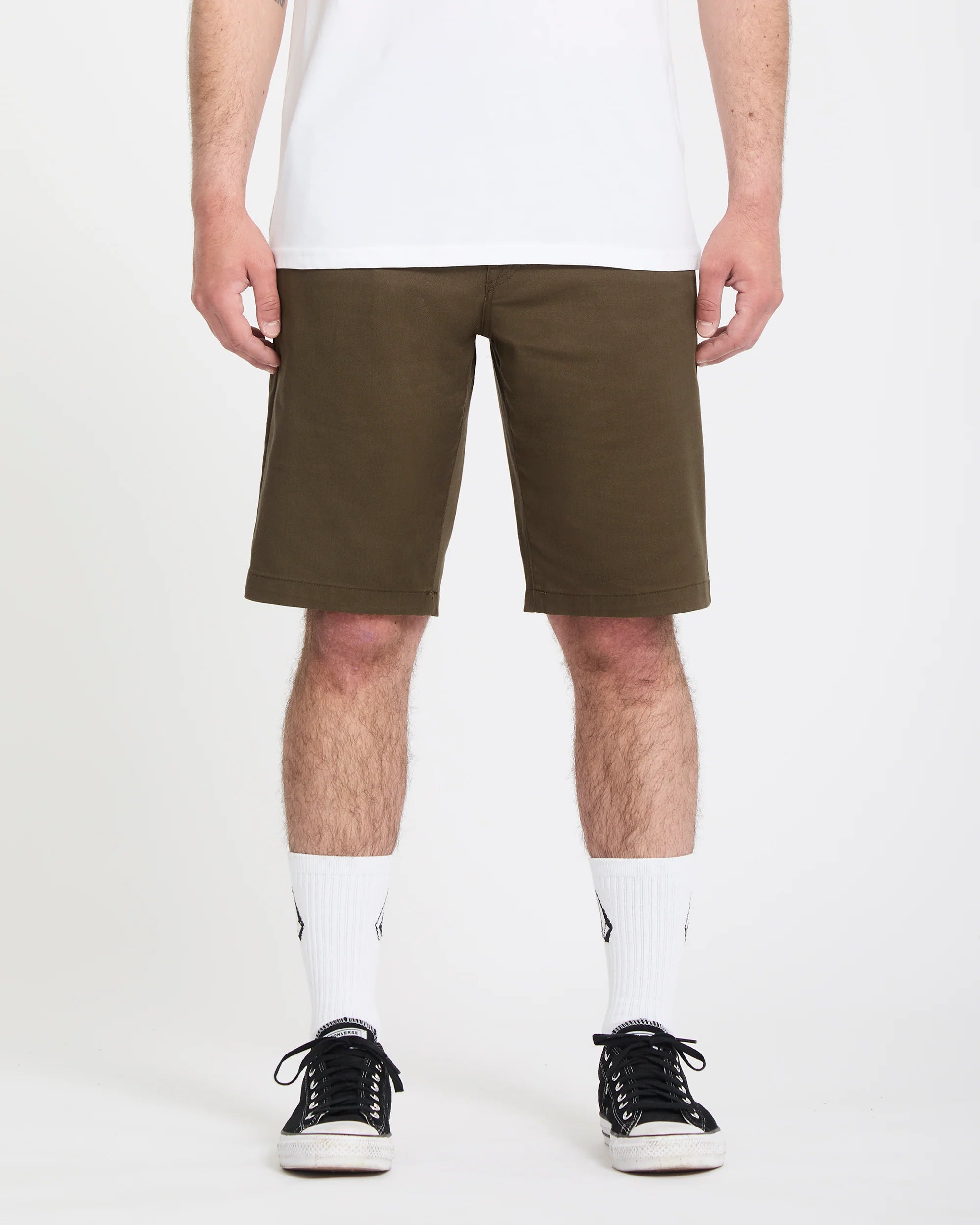 Short Frickin Modern Stretch 21 Khaki Volcom