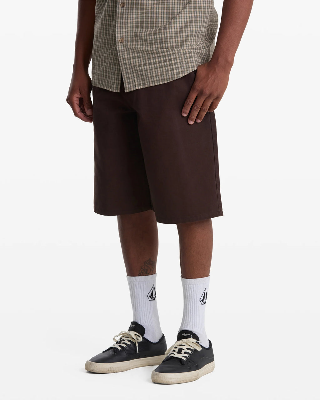 Volcom Brown Short Frickin Chino 24 Chillow