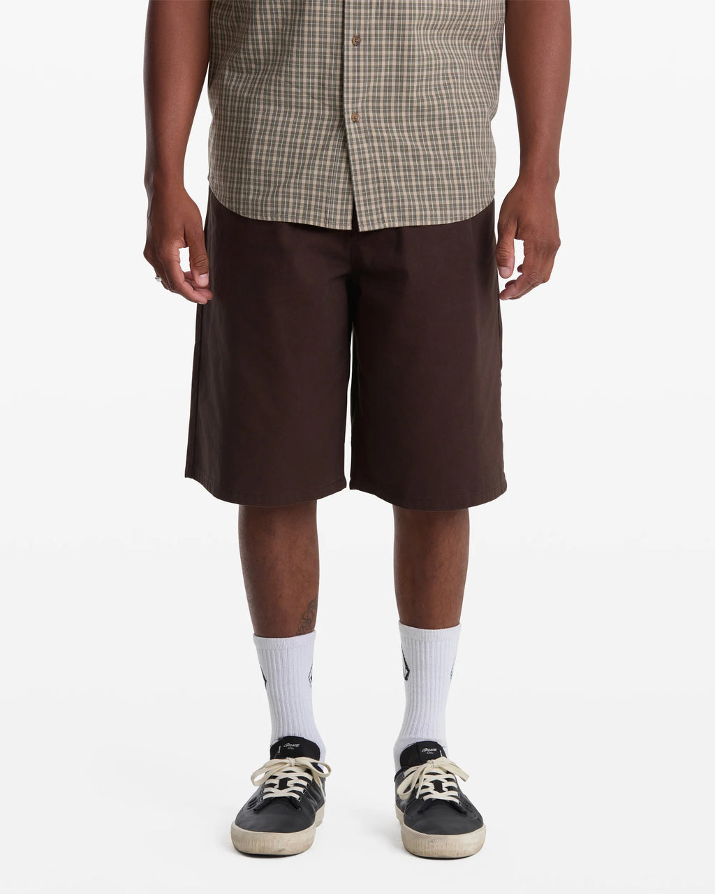 Volcom Brown Short Frickin Chino 24 Chillow