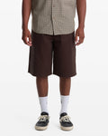 Volcom Brown Short Frickin Chino 24 Chillow