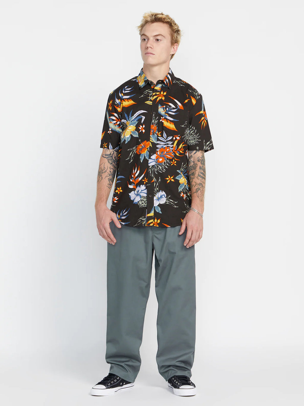 Volcom Briqlayer Slate Pleat Pants