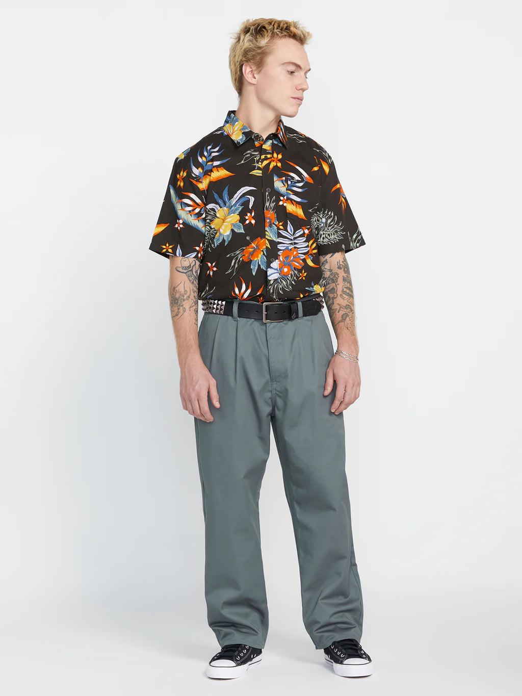 Volcom Briqlayer Slate Pleat Pants