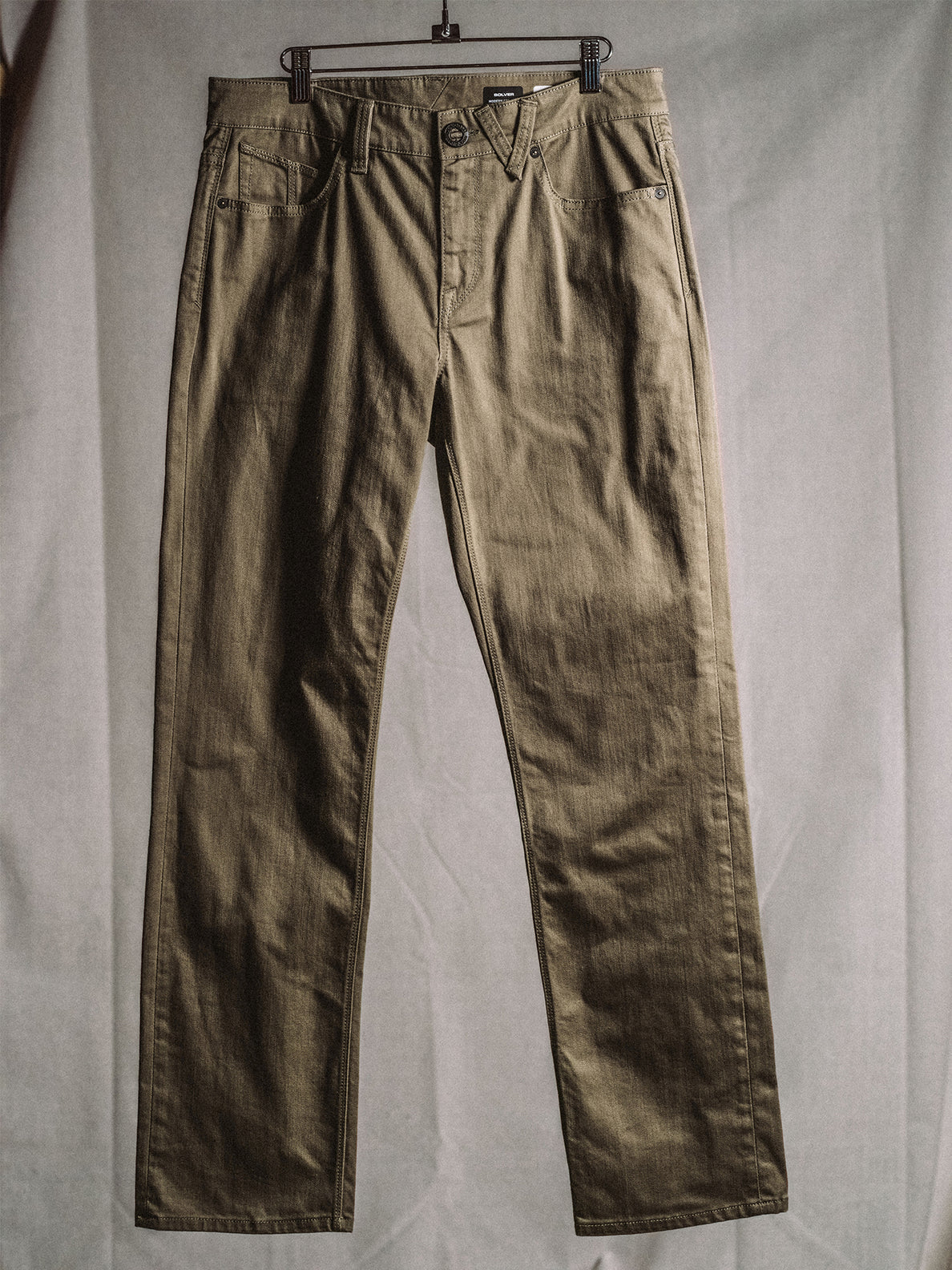 Pantalon Solver 5 Pocket Slub Bison Volcom
