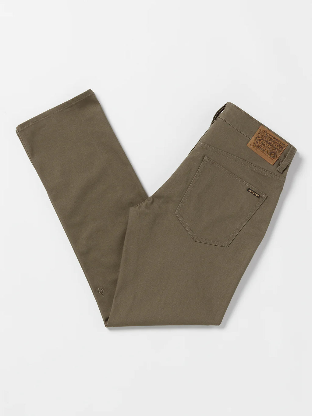 Volcom Solver 5 Pocket Slub Bison Pants