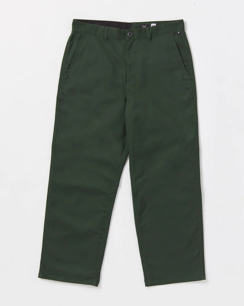 Pantalon Billow Twill Dark Foret Volcom