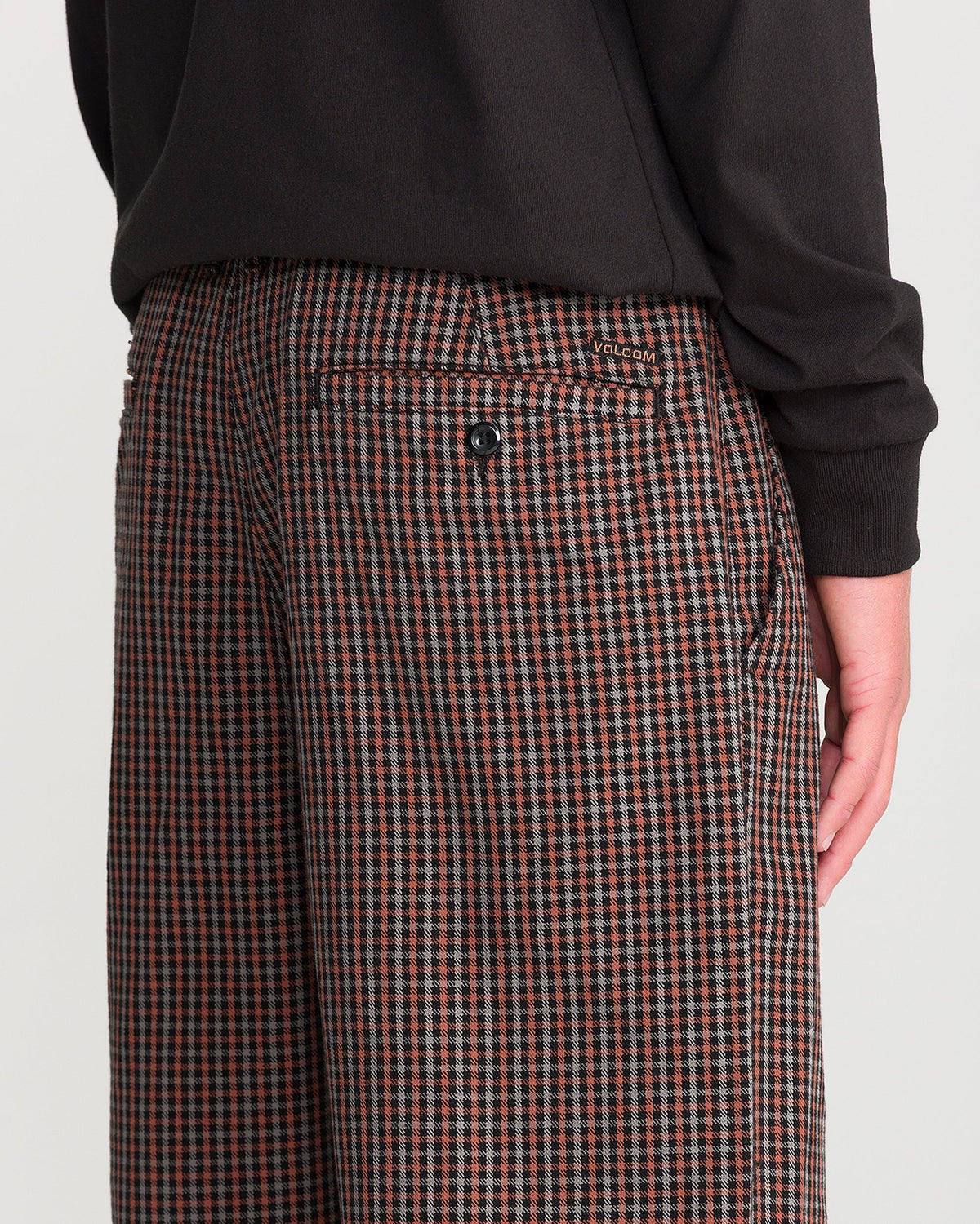 Pantalon Billow Plaid Brun Patina Volcom