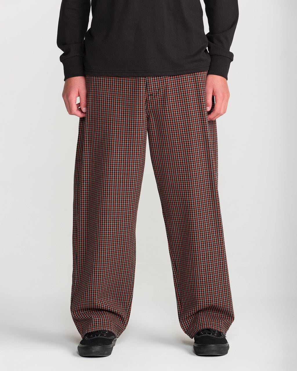 Pantalon Billow Plaid Brun Patina Volcom
