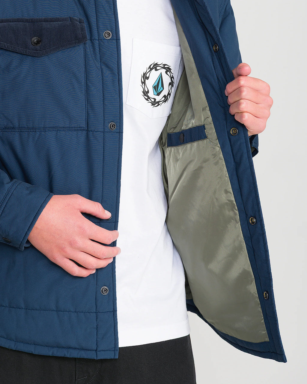 Manteau Westshore Bleu Foncé Volcom