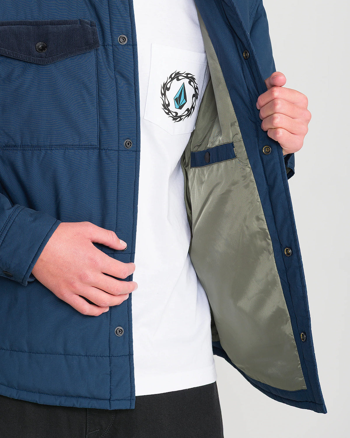 Manteau Westshore Bleu Foncé Volcom