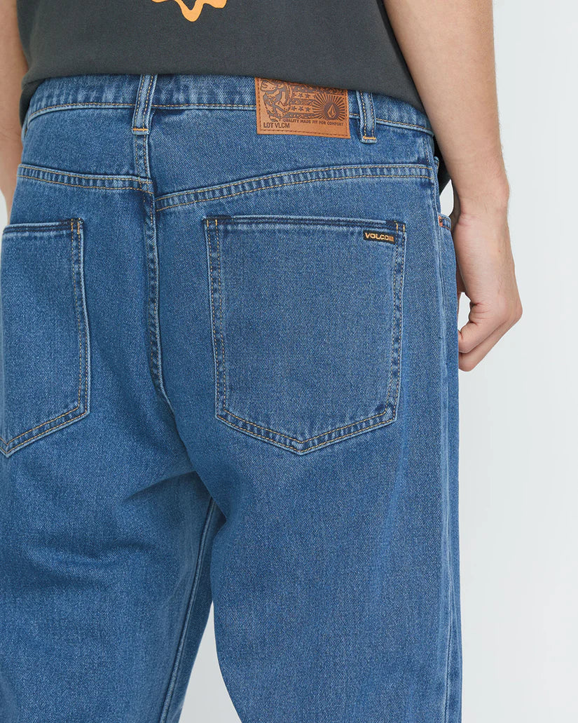 Volcom Modown Tapered Issue Blue Jeans
