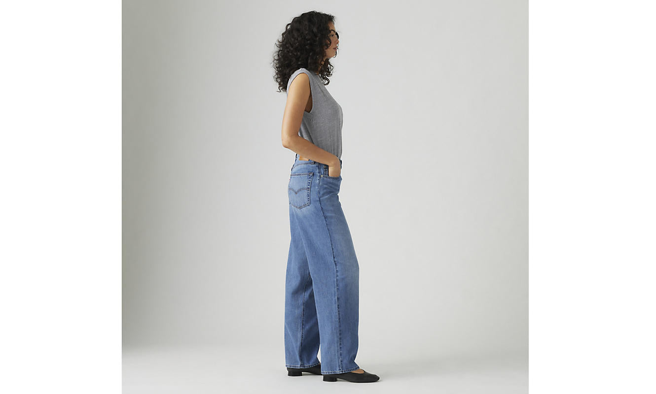 Levi's Heavy Check Dad Baggy Jeans