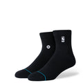 Bas NBA Logoman Quarter Noir Stance