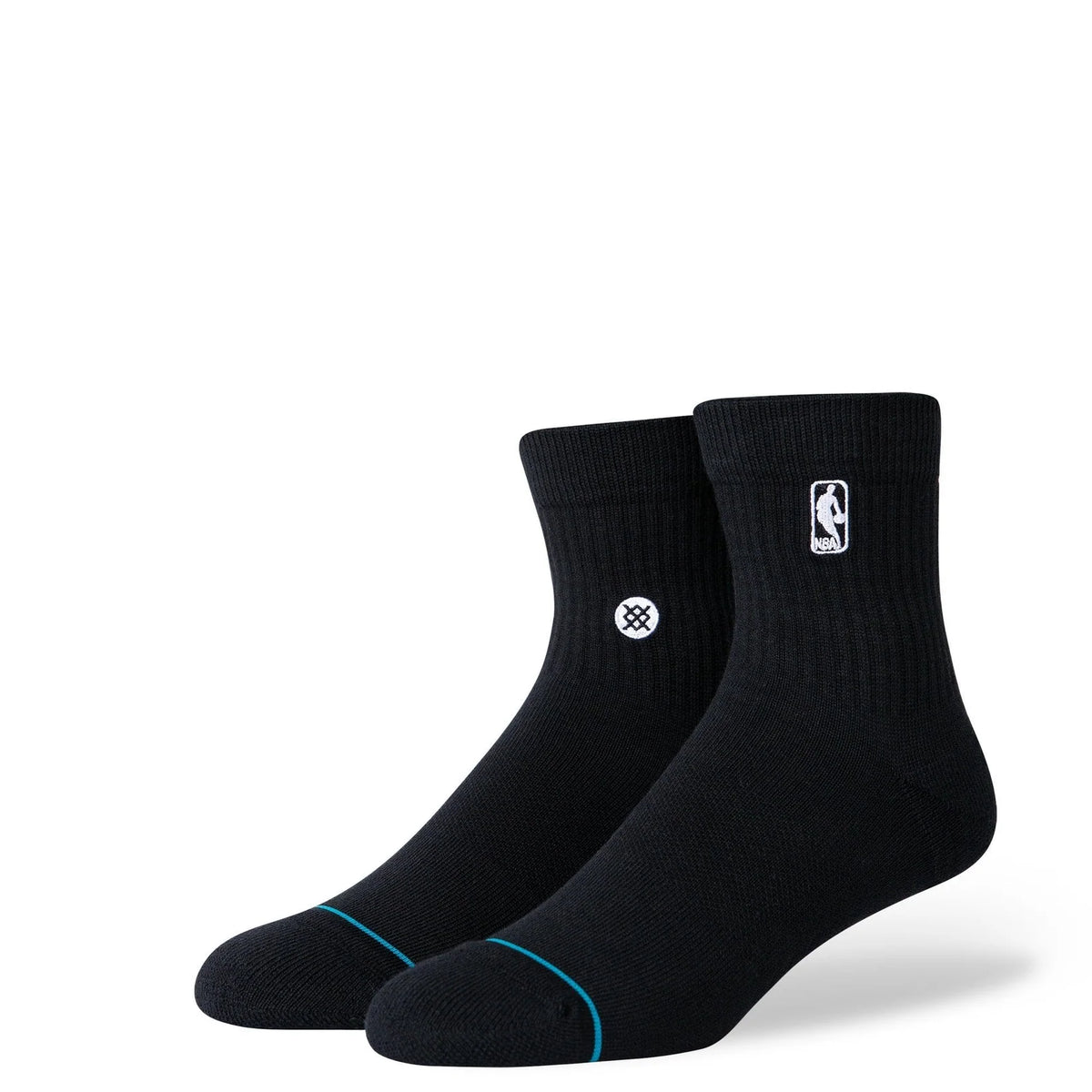 Black NBA Logoman Quarter Stance Bottom