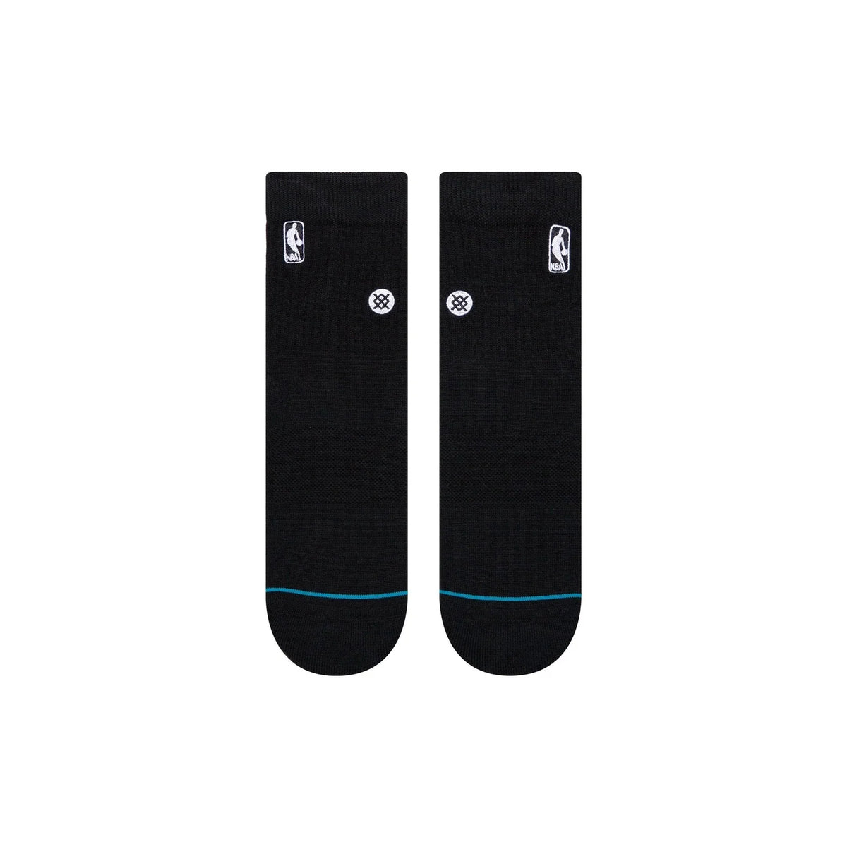 Black NBA Logoman Quarter Stance Bottom