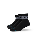 Vital Low Quarter 3-Pack Black Stance