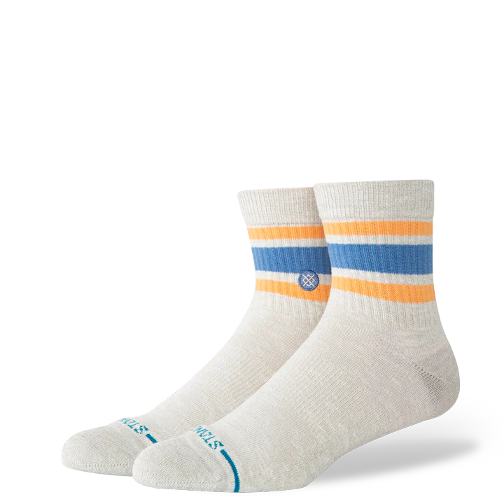 Stance Boyd Quarter Slub Grey Marl Socks