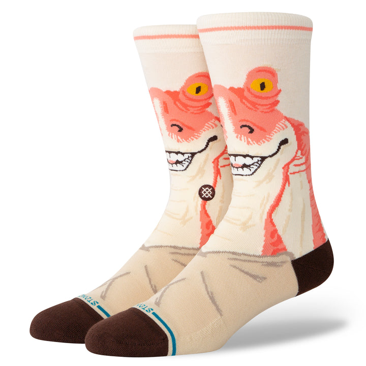 Stance White Vintage Jar Jar Star Wars Socks