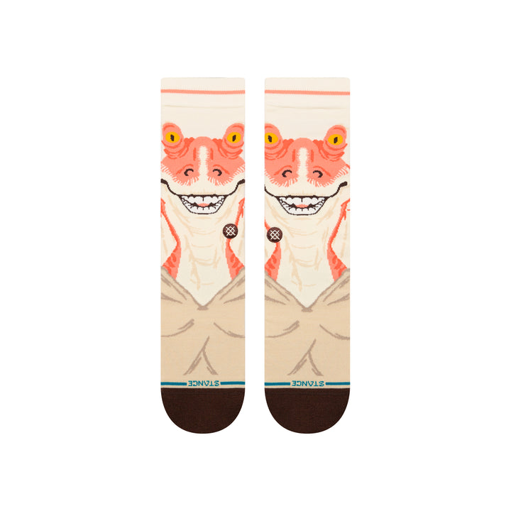 Stance White Vintage Jar Jar Star Wars Socks