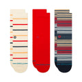 3 Pack Boardwalk Multi Stance Low Cut Socks