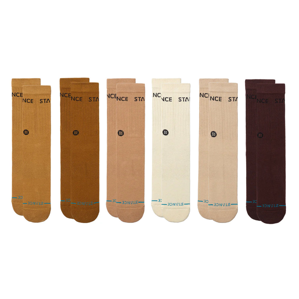 Stance 6 Pack Low Rise Socks