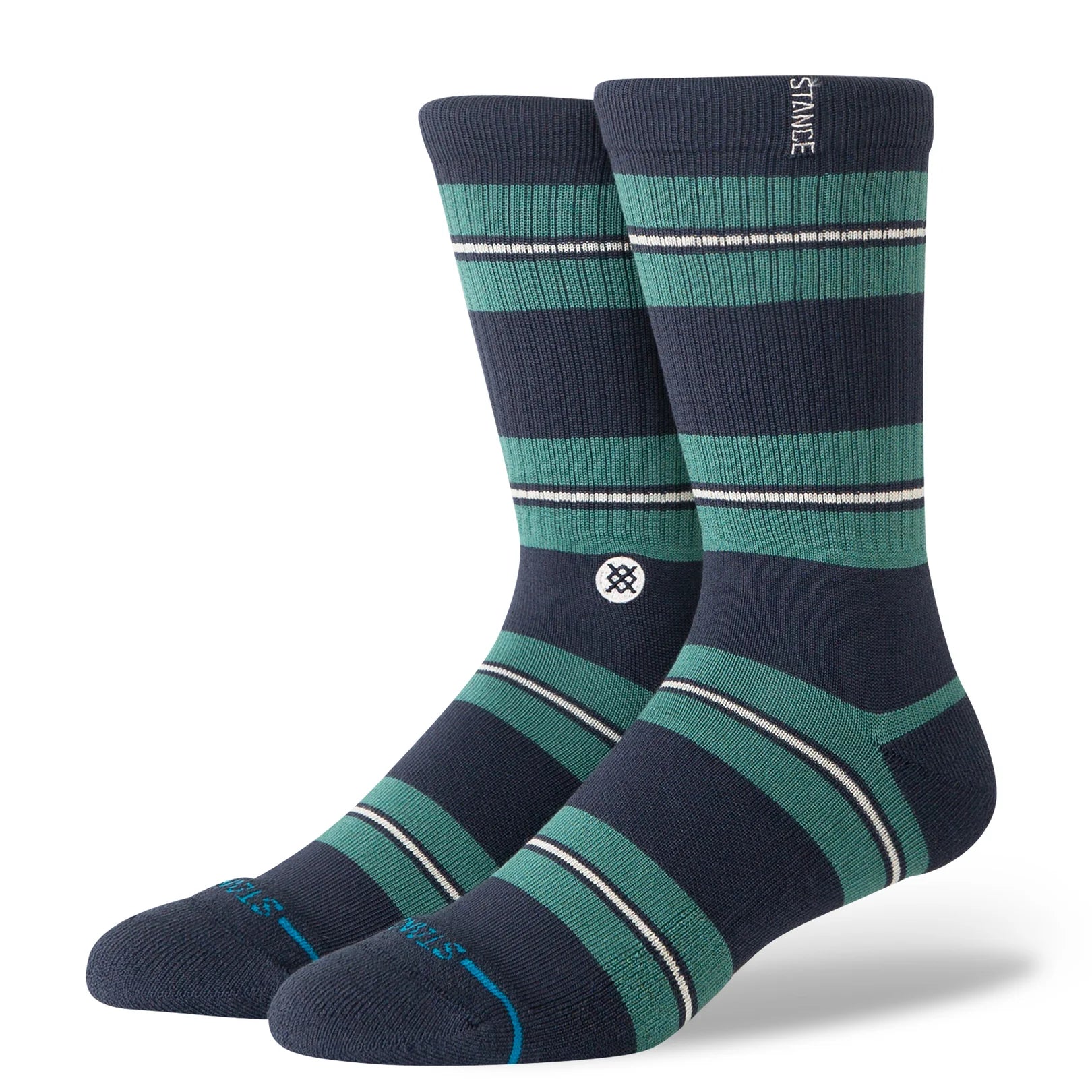 Bas Caesar Stripe Vert Stance