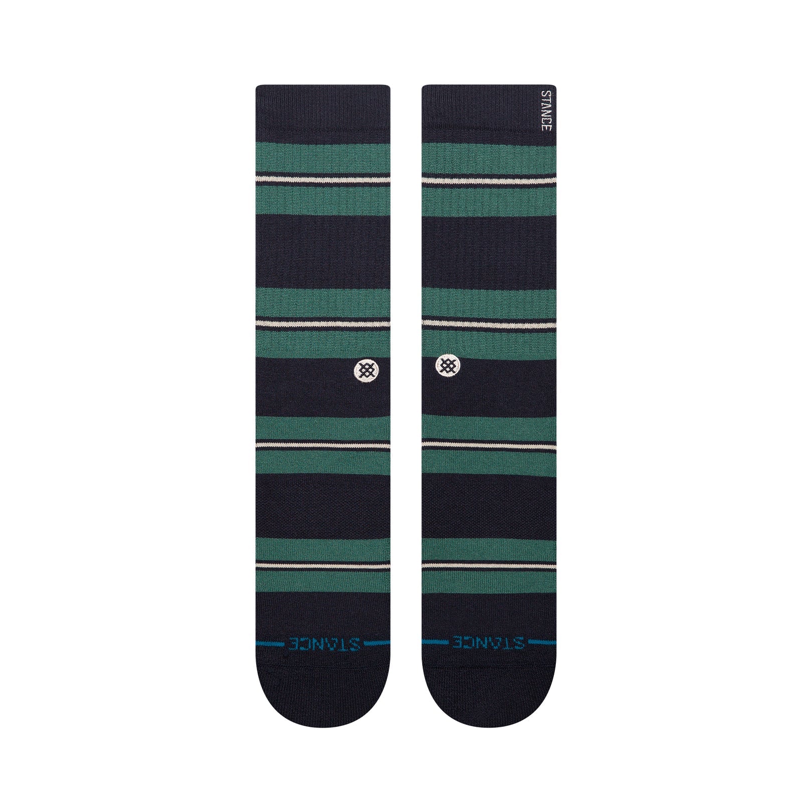 Bas Caesar Stripe Vert Stance