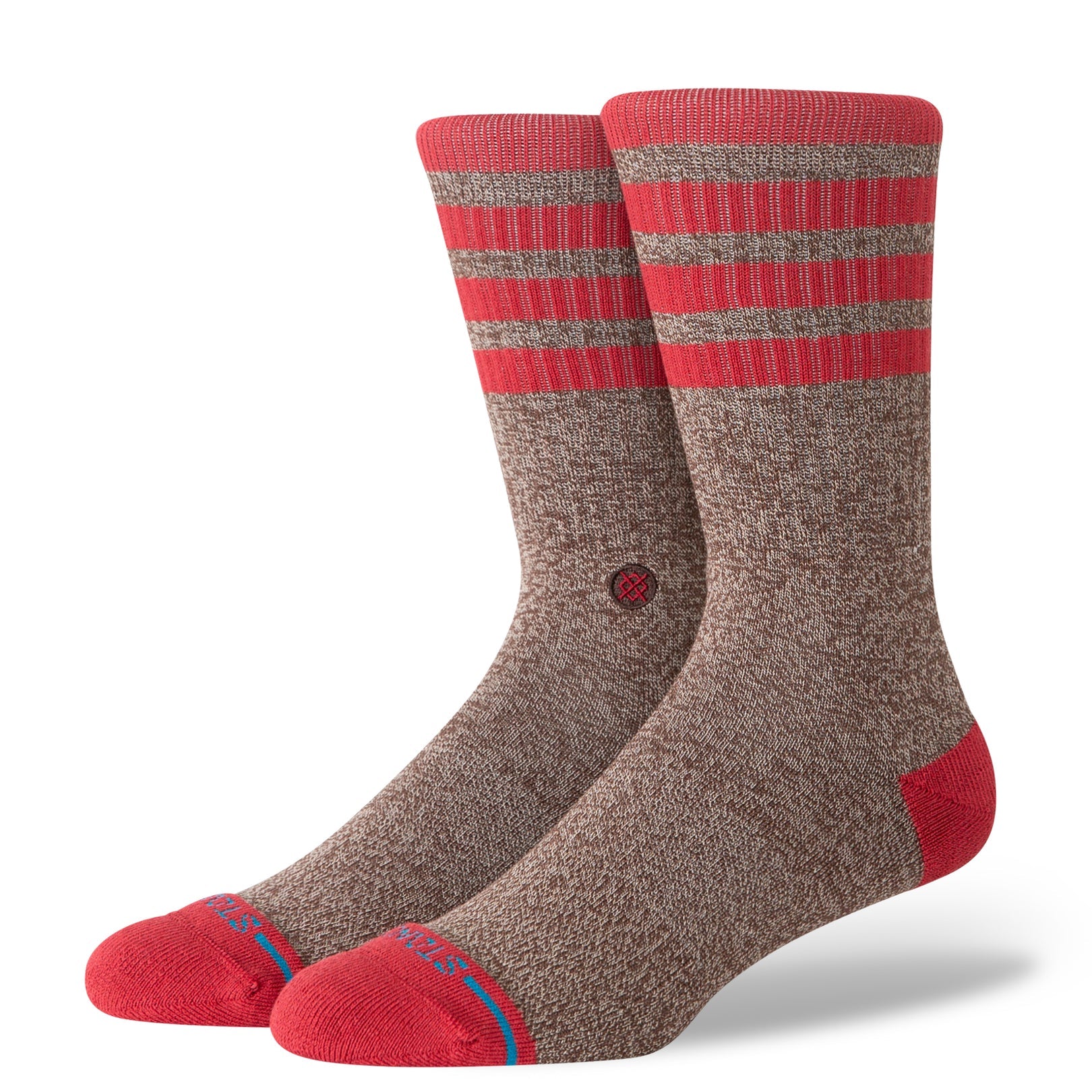Bas Sock Monkey Brun Stance