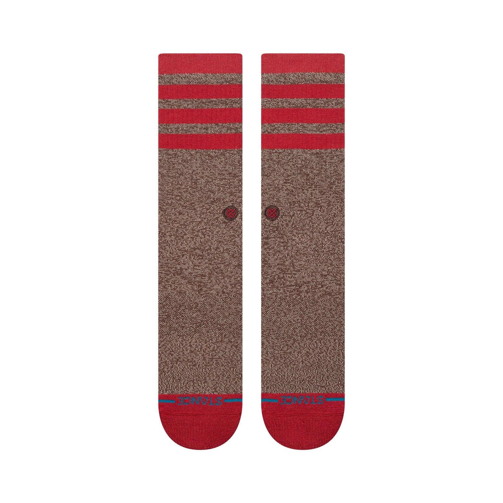 Bas Sock Monkey Brun Stance