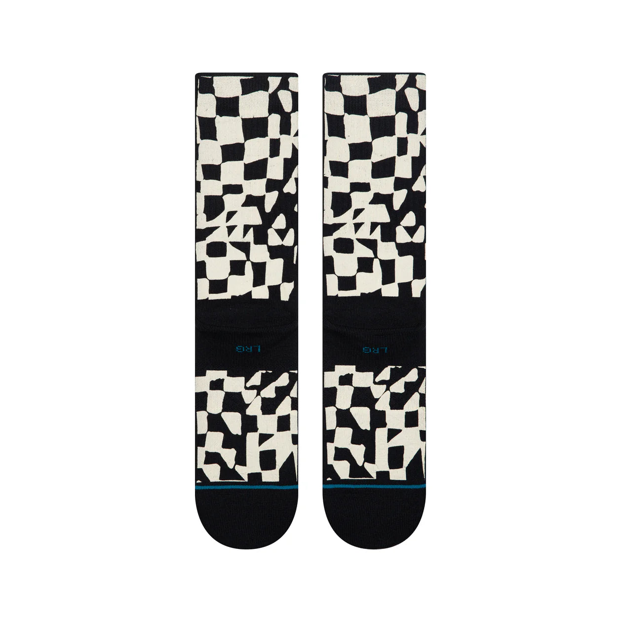 Black Stance Wave Check Socks