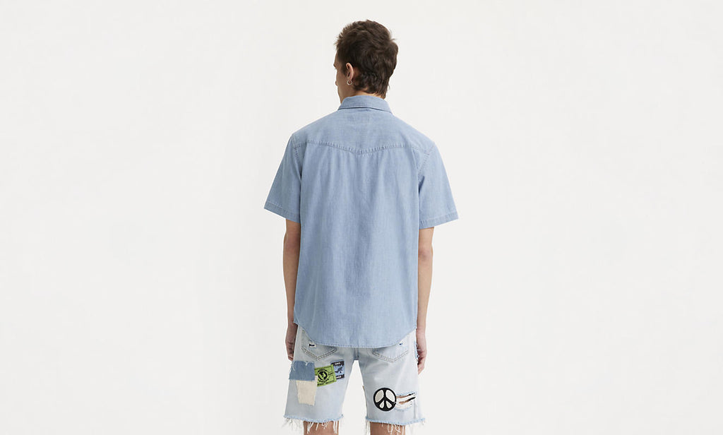 Chemise SS Relaxed Western Hyde Chambray Levi's