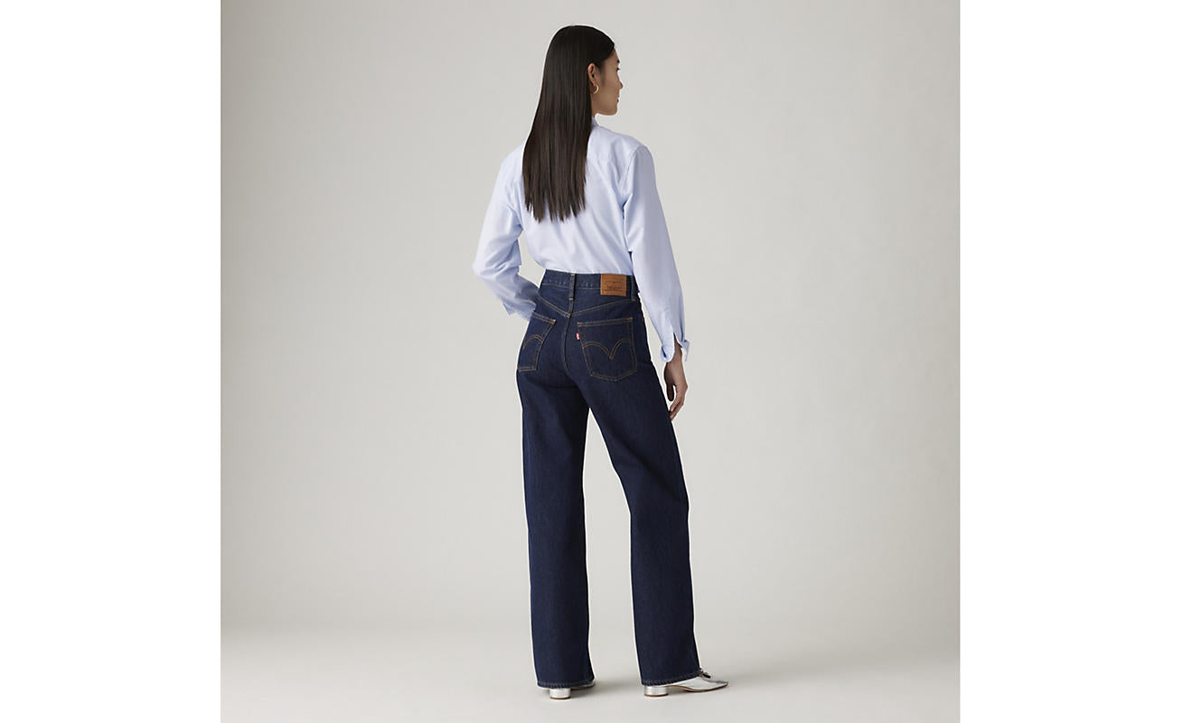 Levi's Ribcage Wide Leg Jeans in Shaded View
