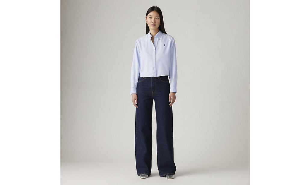 Levi's Ribcage Wide Leg Jeans in Shaded View