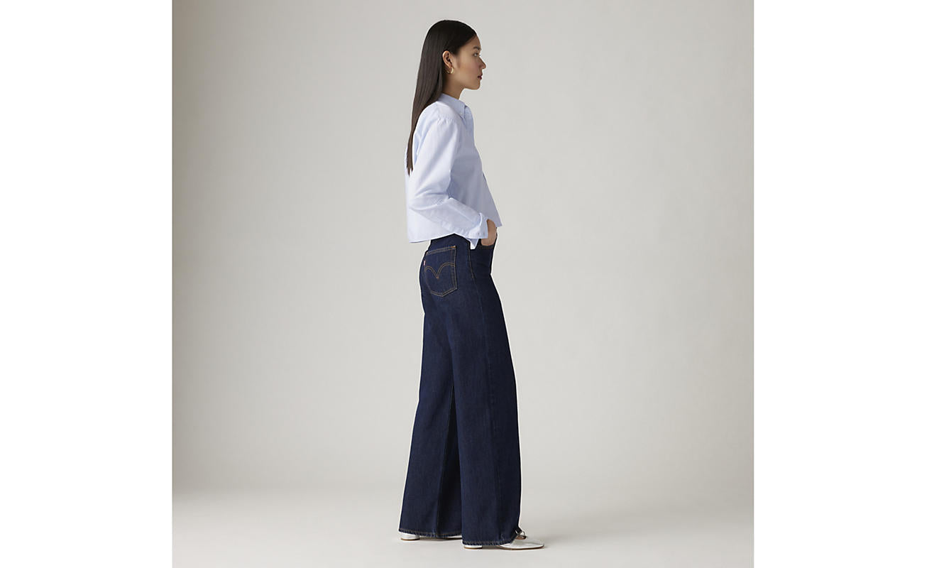 Levi's Ribcage Wide Leg Jeans in Shaded View