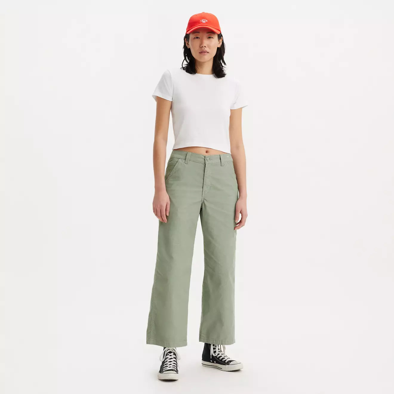 Levi's LTWT Baggy Carpenter Trousers Lily Pad