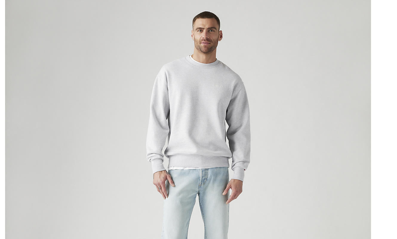 Levi's Authentic Crew Light Gray Sweatshirt