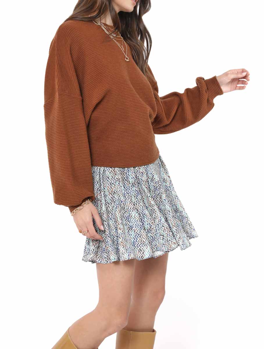 Haut Stroll Dolman Brun Sadie & Sage