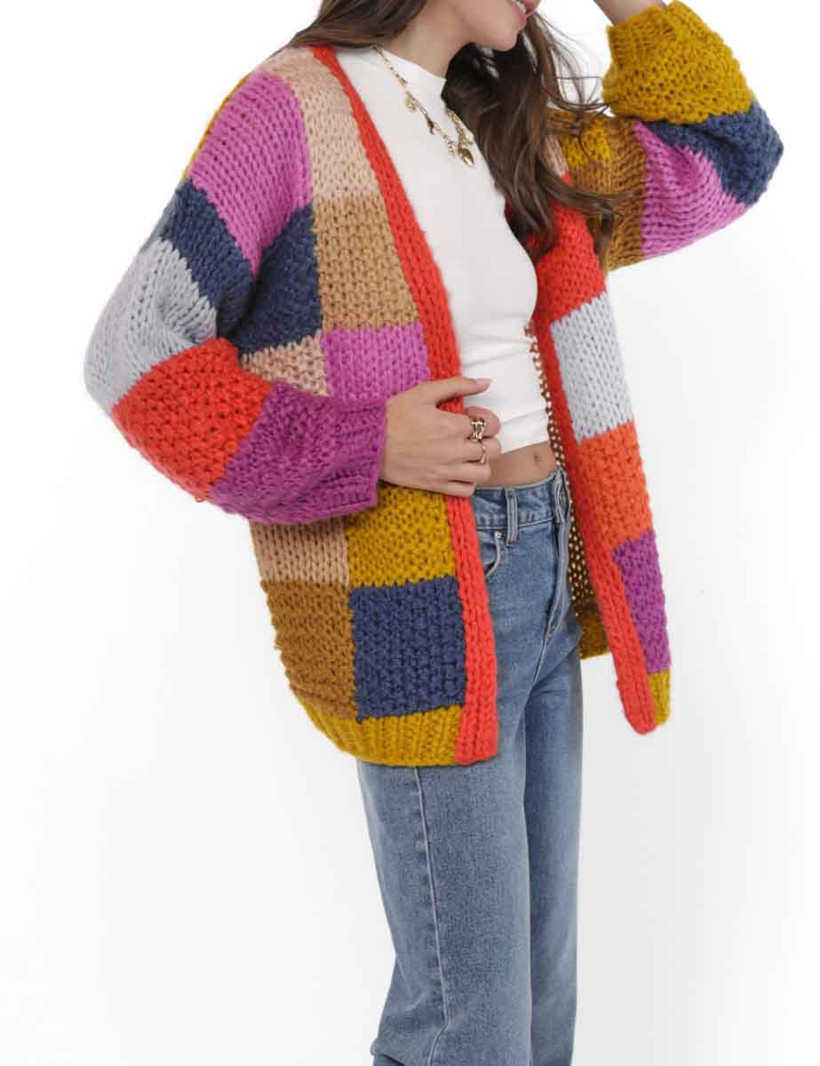 Cardigan Electric Feels Multi Sadie And Sage