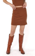 On a Stroll Brown Sadie & Sage Skirt
