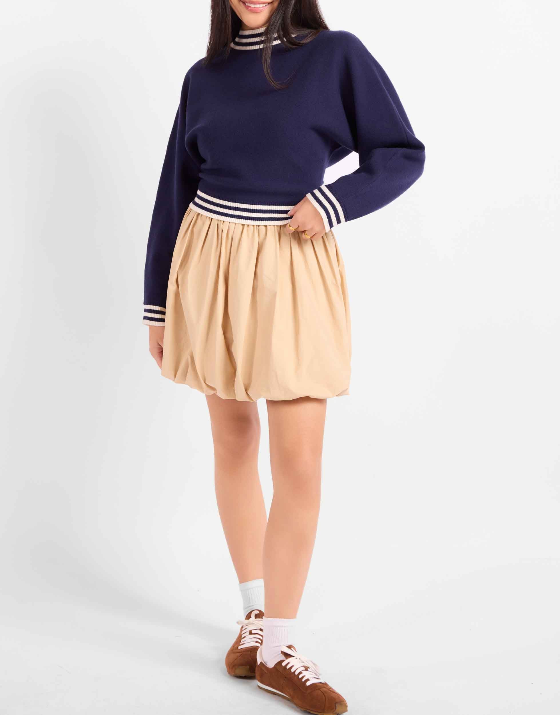 Pull Gameday Dolman Bleu Marine Sadie & Sage