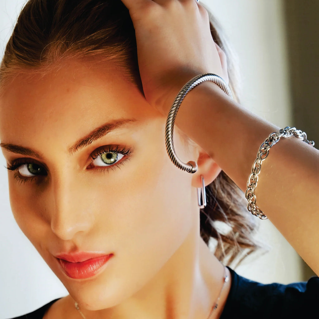 Arda Silver Hackney Nine Bracelet