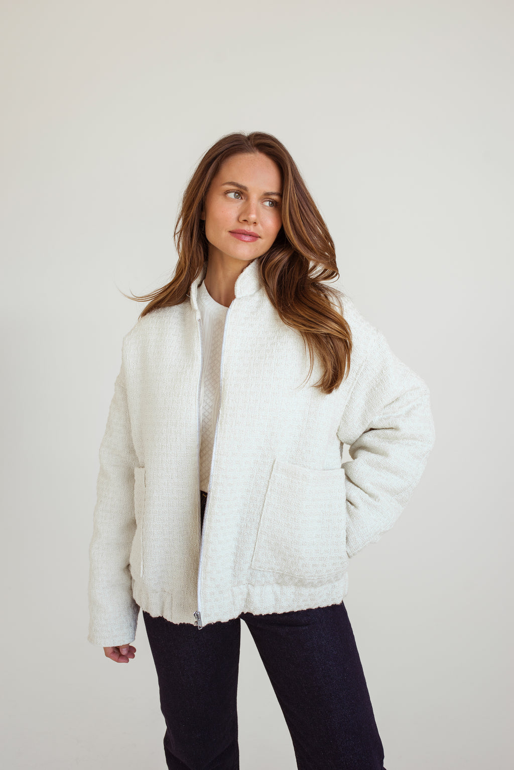 Bomber Angela Dailystory Cream