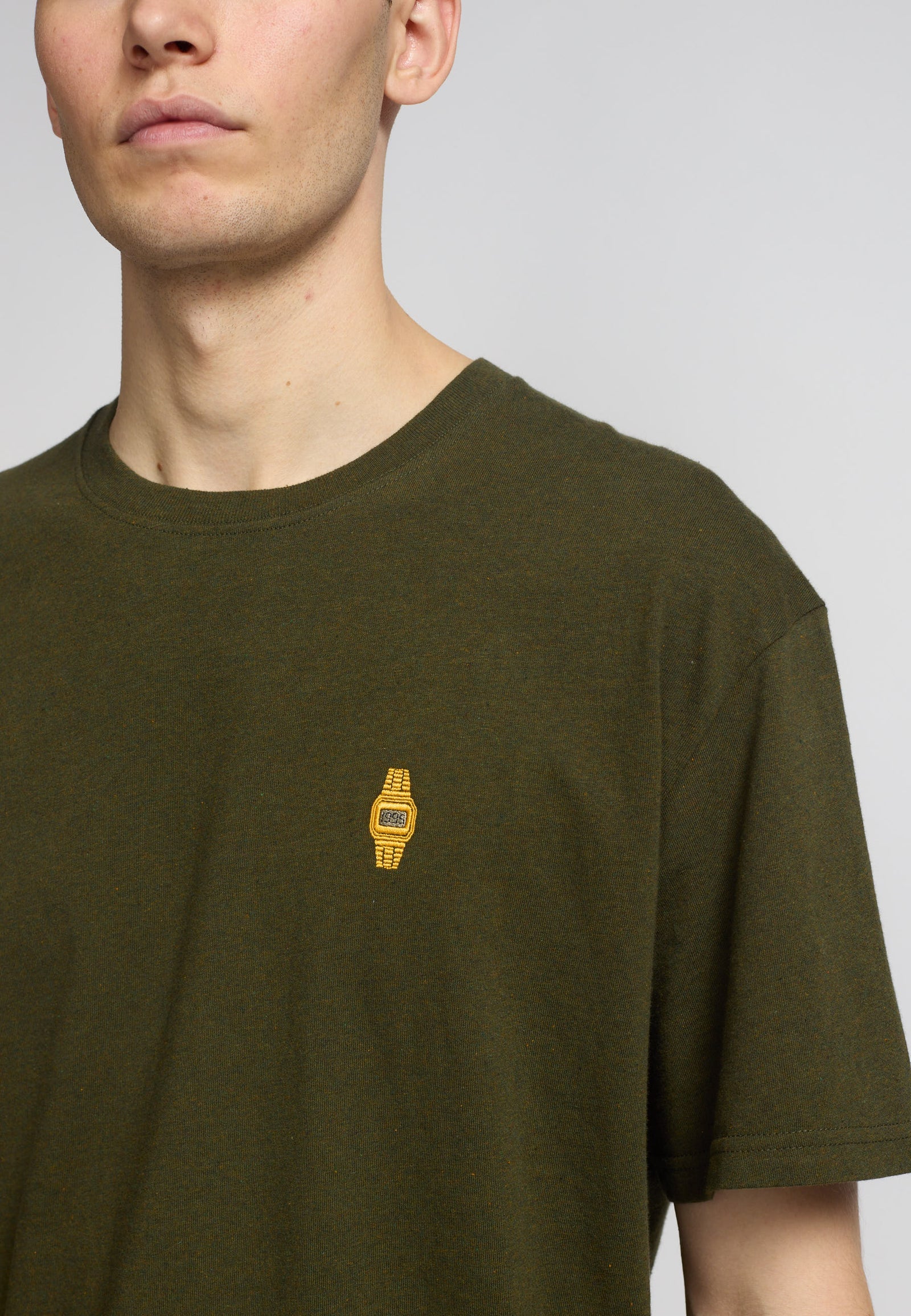T-Shirt 1418 Watch Gold Olive RVLT