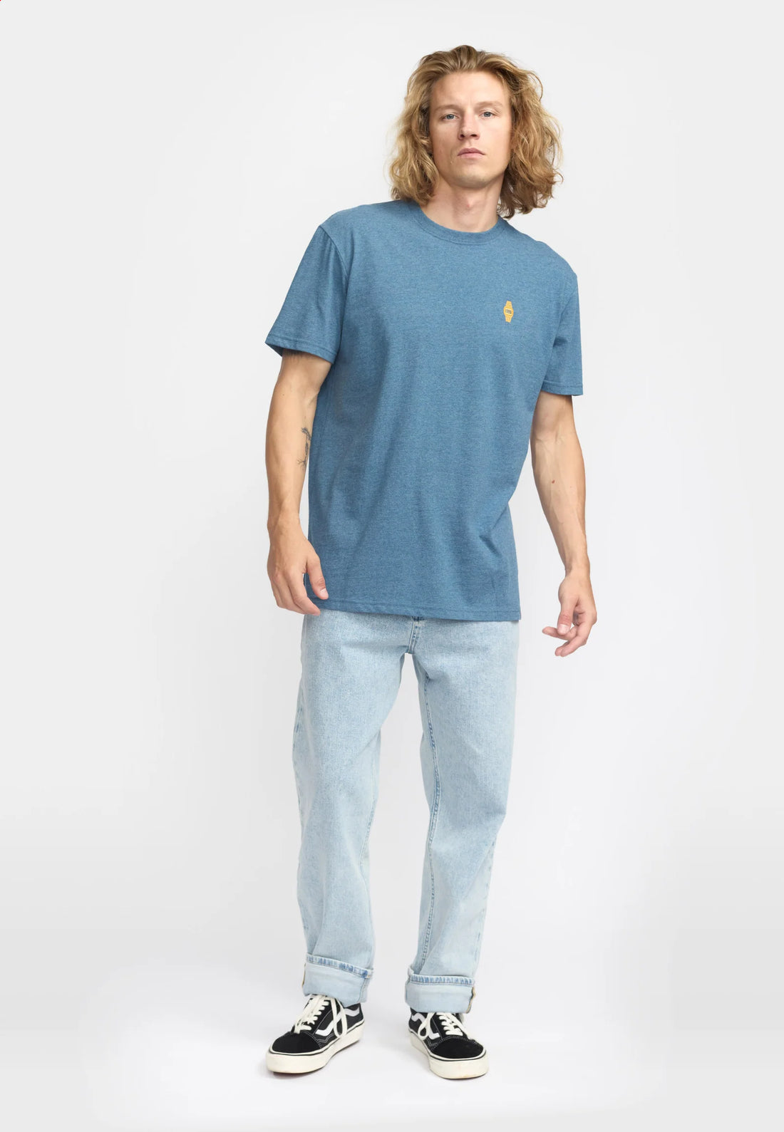 T-Shirt 1418 Montre Or Bleu RVLT