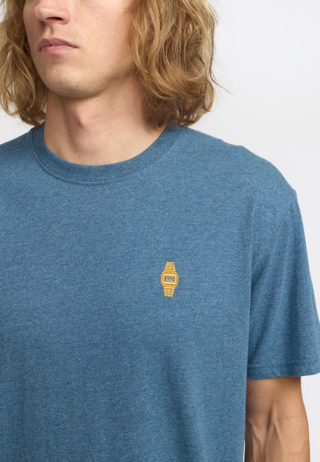 T-Shirt 1418 Montre Or Bleu RVLT