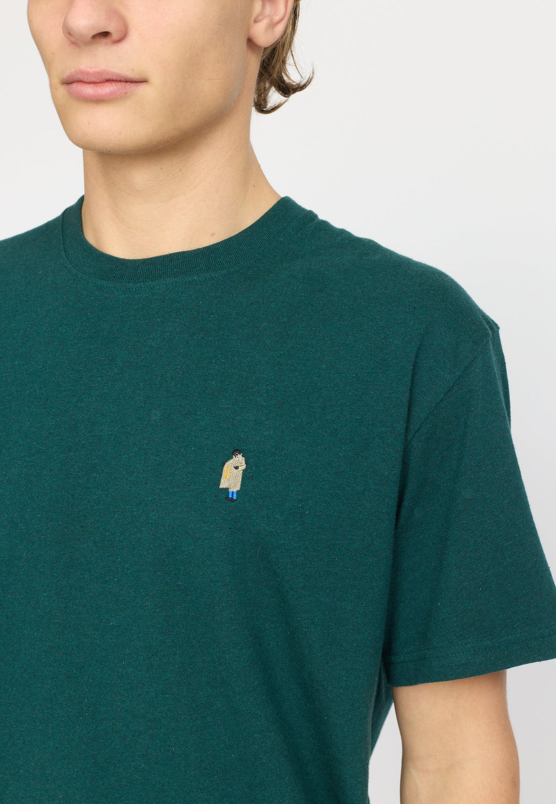 T-Shirt 1425 Jacket Man Pétrole Vert RVLT
