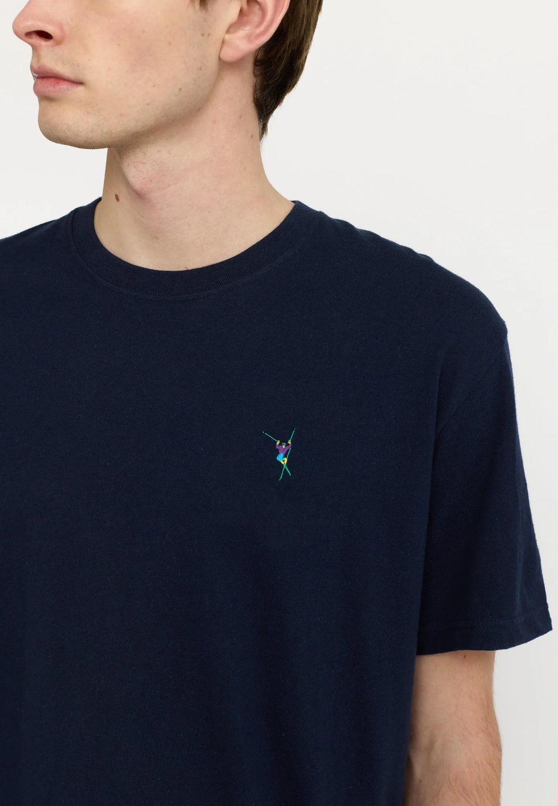 T-Shirt 1425 Skieur Mélange Navy RVLT