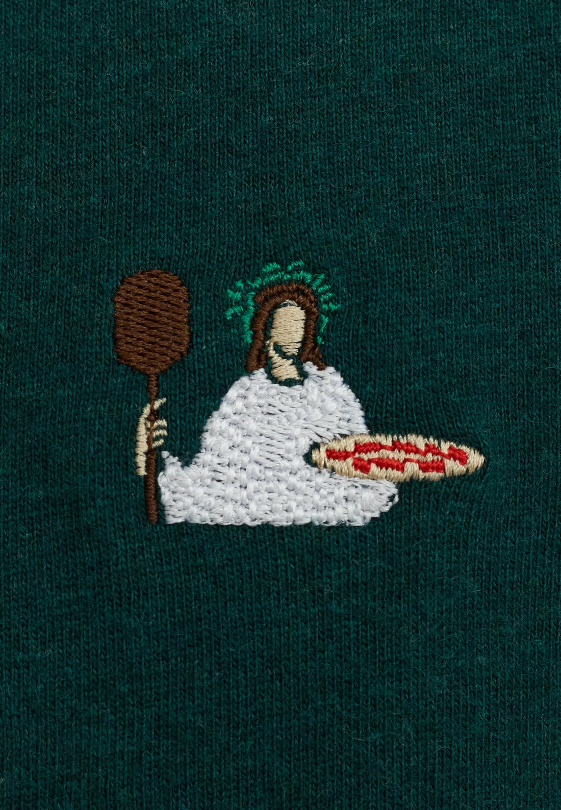 T-Shirt 1425 Pizza Pétrole Vert RVLT
